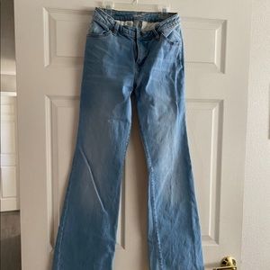 Light Wash Wrangler Trouser Jeans